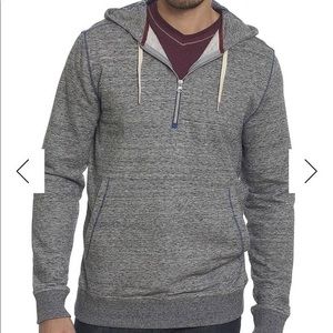 ROBERT GRAHAM mens De kalb long sleeve knit gray pullover  hoodie